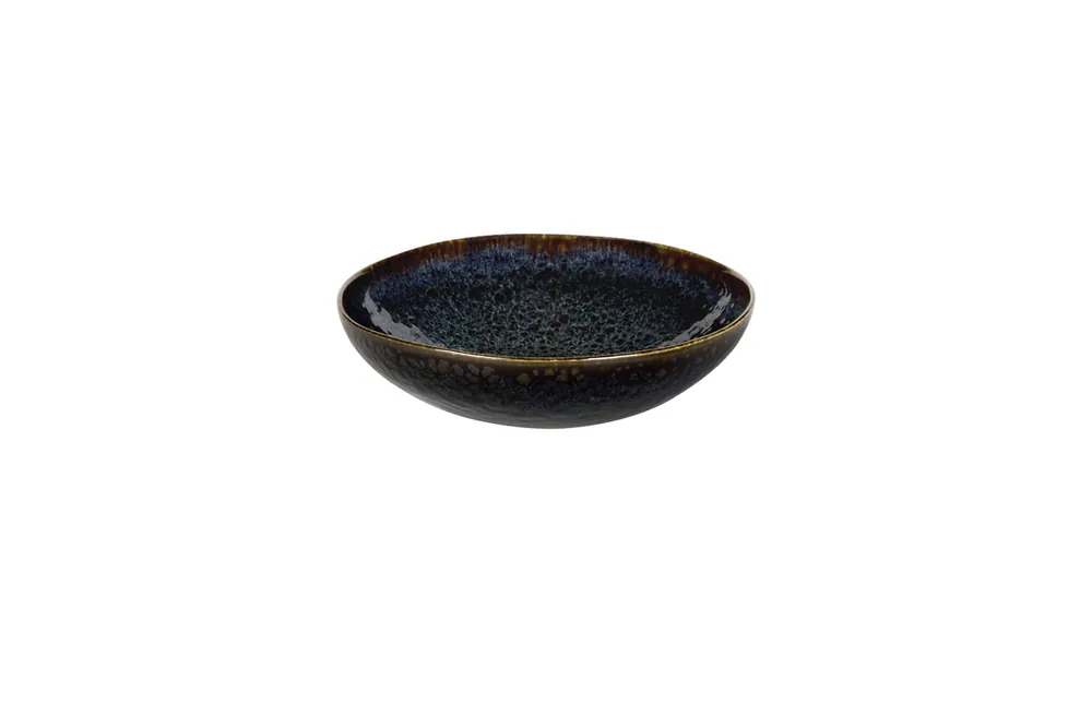 Bord diep Eccentric 22 cm Blauw Stoneware Koop Vandaag