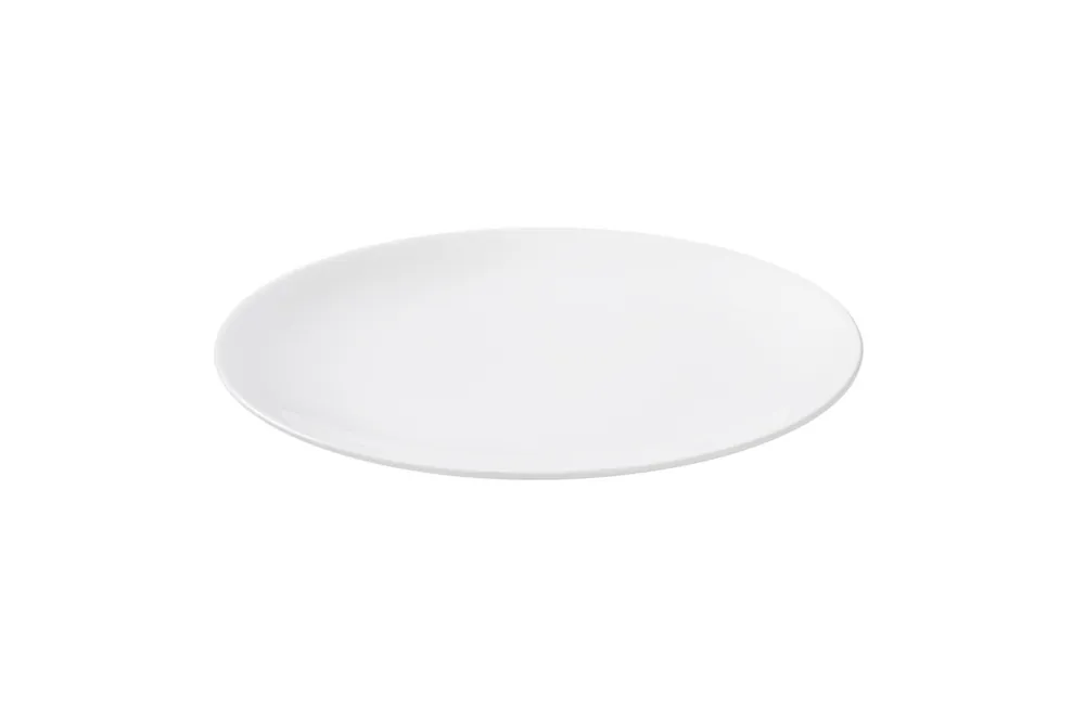 Bord Coupe Blanc De Blancs 24.5 cm Wit Porselein Speciale Aanbieding