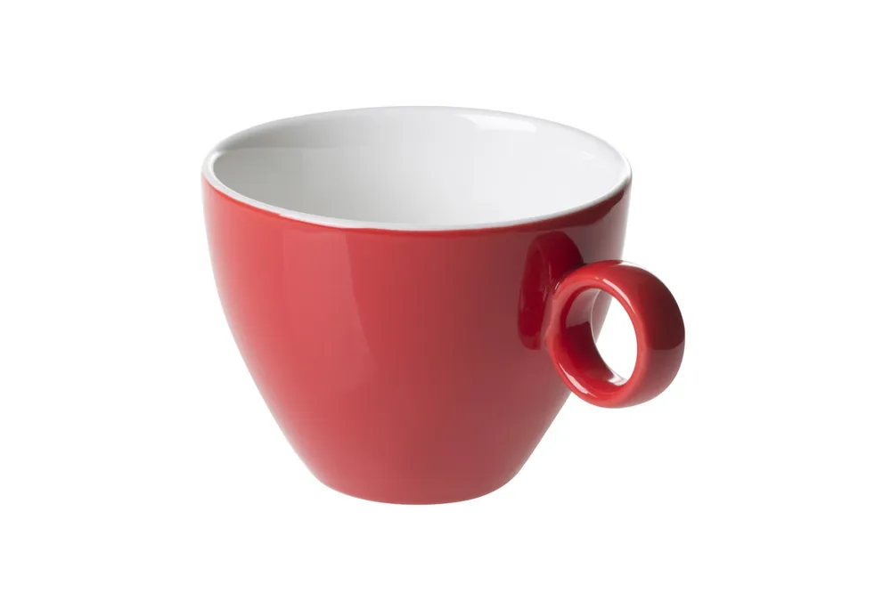 Cappuccinokop 941 Bart Colour Cafe 23 cl Rood Porselein Populair