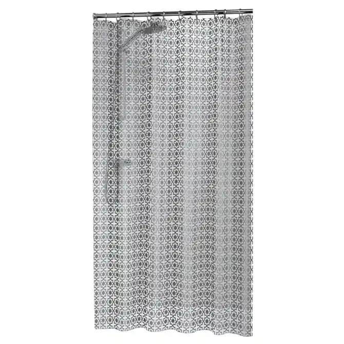 Koop Online Sealskin Douchegordijn Hammam 180 x 200 cm Polyester Zilver