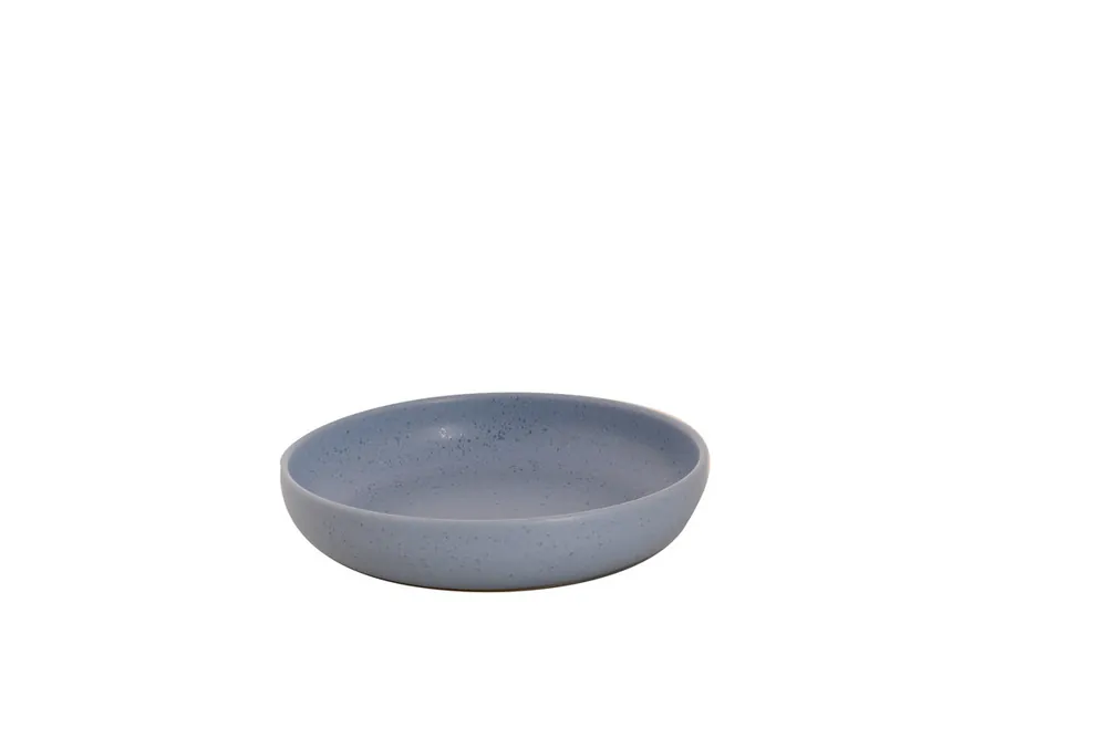 Superprijs Bord diep Sandy Loam 22 cm Blauw Stoneware