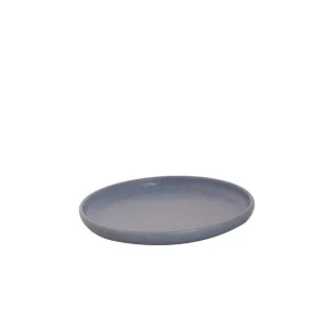 Hoge Kwaliteit Bord Sandy Loam 22 cm Blauw Stoneware