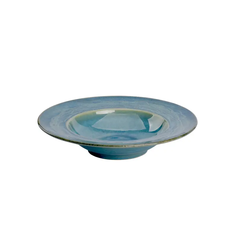 Bord diep Miami 27 cm Groen Stoneware Snelle Levering