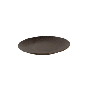Beperkt Aanbod Bord coupe Ruston 21 cm Bruin Stoneware