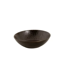 Flitsaanbieding Bord coupe Ruston 17 cm Bruin Stoneware