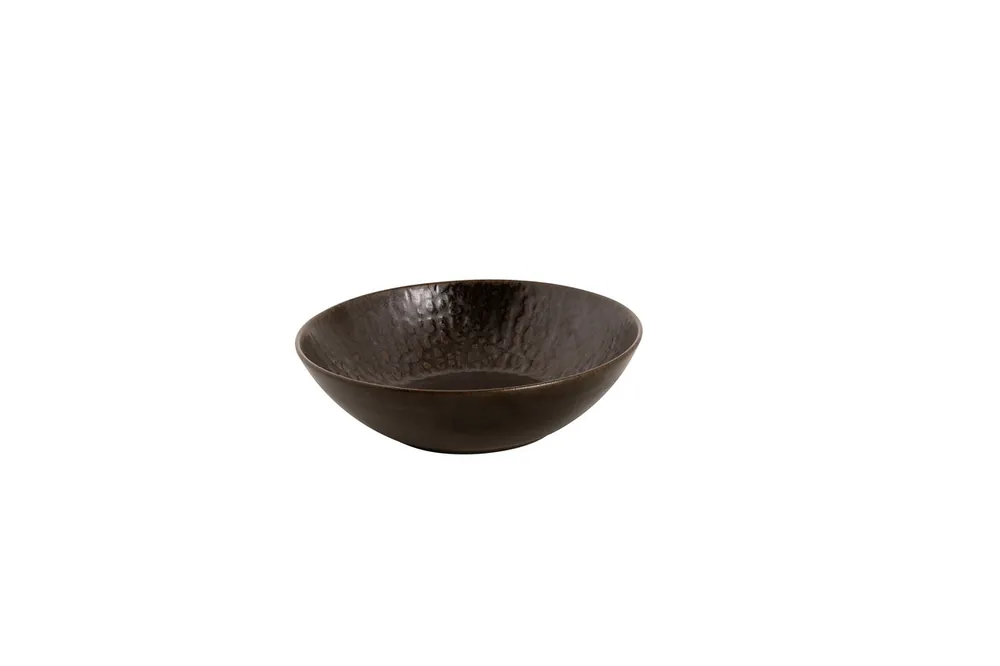Flitsaanbieding Bord coupe Ruston 17 cm Bruin Stoneware