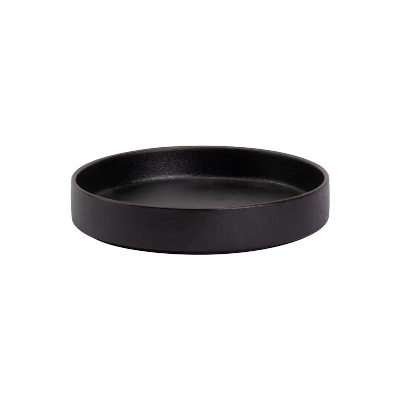 Laatste Kans Bord Diep Cafe Noir 21 cm Zwart Porselein