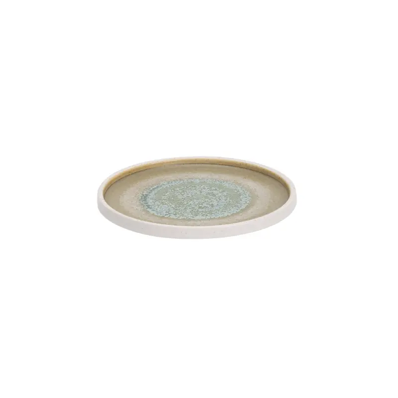 Bord Coco 19 cm Groen Porselein Nieuw