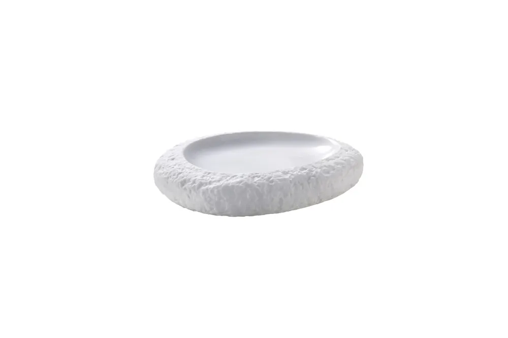 Weekendaanbieding Bord Calcaire 17.5 x 14.3 cm Wit Porselein