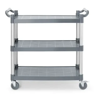 Hete Deal Serveerwagen polypropyleen met 3 bladen - groot - AmerBox - 1010x500x(H)960mm