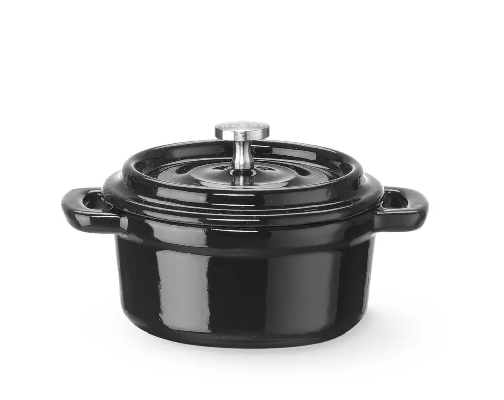 Braadpan geëmailleerd gietijzer - 0,27L - Zwart - 130x100x(H)48mm Koop Online