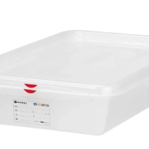 Seizoensaanbieding GN 2/3 container - polypropyleen - GN 2/3 - 9L - Transparant - 354x325x(H)100mm