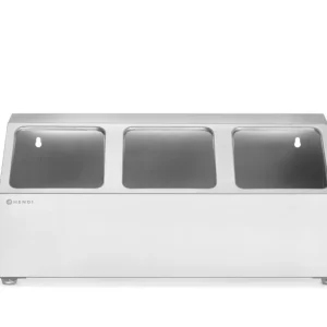 Gastronormbak houder - 3 compartimenten - 512x245x(H)215mm Superprijs