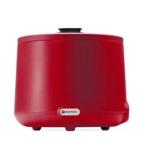 Superprijs Soepketel UNIQ - 8L - Rood - 220-240V/500W - Ø365x(H)325mm
