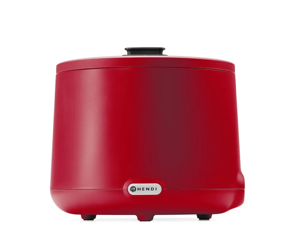 Superprijs Soepketel UNIQ - 8L - Rood - 220-240V/500W - Ø365x(H)325mm
