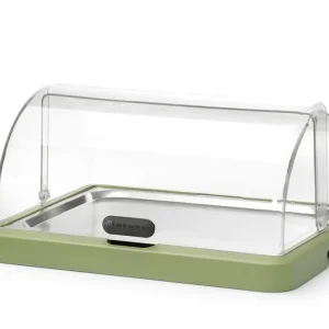 Populair Koeldisplay met rolltop “Duo” UNIQ - Enkel - Groen - 460x355x(H)220mm - Rechthoekig