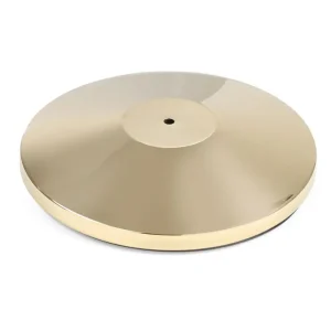 Afzetpaal met goudkleurige afwerking - bodemplaat - Ø360x(H)65mm Hoge Kwaliteit