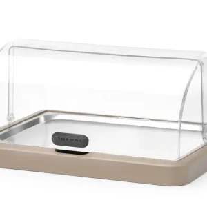 Koeldisplay met rolltop “Duo” UNIQ - Enkel - Beige - 460x355x(H)220mm - Rechthoekig Shop Nu
