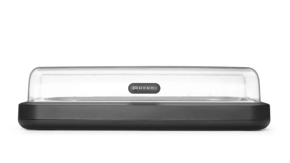 Koeldisplay UNIQ - GN 1/1 - Zwart - 593x389x(H)147mm - Rechthoekig Snelle Levering
