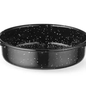 Exclusieve Aanbieding Braadpan "fuente" - geëmailleerd - Zwart - Ø160x(H)45mm