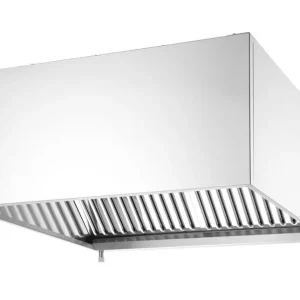 Wandgemonteerde afzuigkap - bevestigd met bouten - zonder verlichting - 1005x1000x(H)450mm Beperkt Aanbod