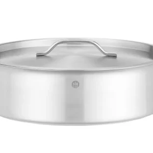 Nu Kopen Laag kookpan - met deksel - 10,8L - Ø360x(H)139mm