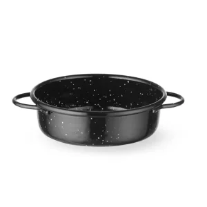 Flitsaanbieding Braadpan "fuente" - geëmailleerd - Zwart - Ø120x(H)40mm