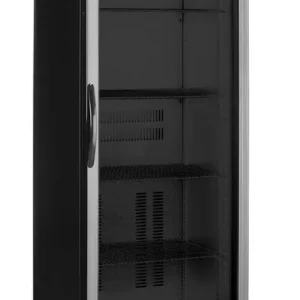 Uitverkoop Backbar koelkast met enkele deur - 243L - Zwart - 220-240V/195W - 600x530x(H)1820mm