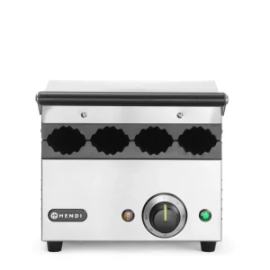 Contactgrill voor hotdogs en wraps - 220-240V/1800W - 385x285x(H)254mm Seizoensaanbieding