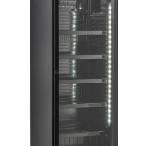 Flessenkoelkast - 400L - Lichtbak - Zwart Koopje