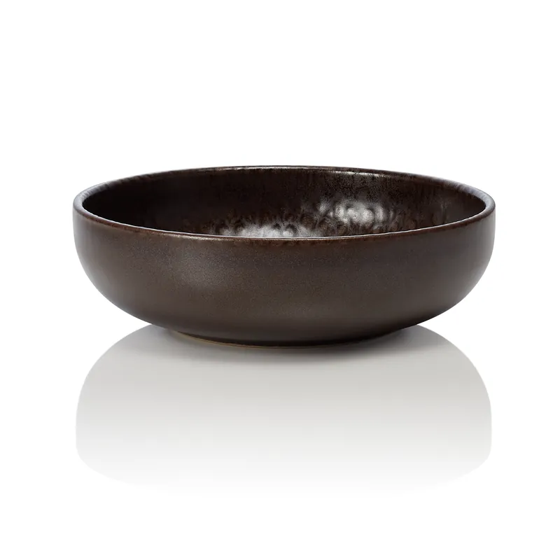 Schaalset ROCKZZERO, diep, Ø 16 cm, 0,4 l, metallic bruin, Set van 6 stuks, Steengoed Alleen Vandaag