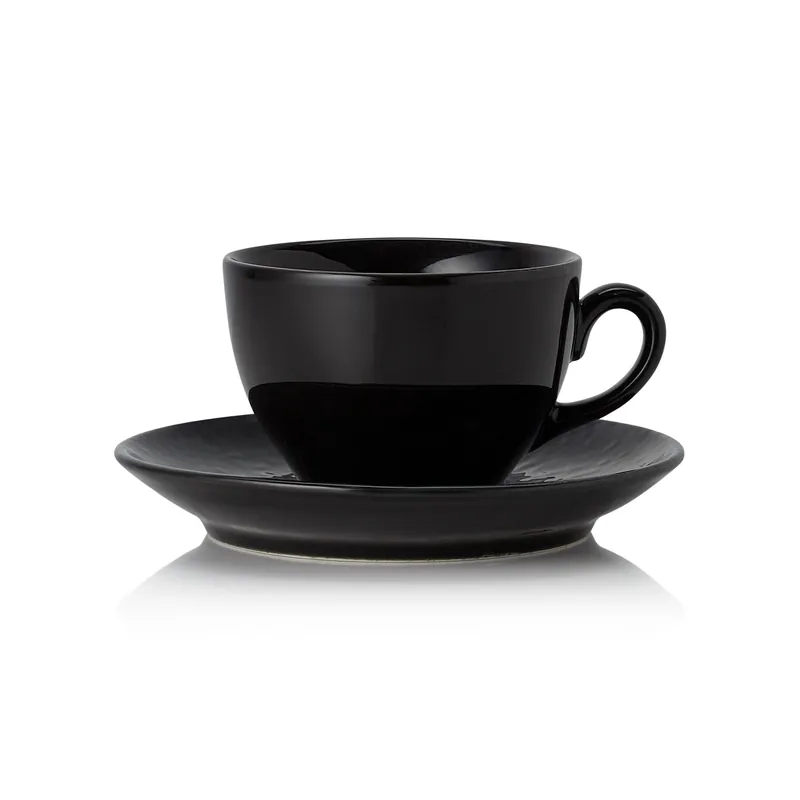 Beste Prijs Kop- en schotelset VIDA NIGHT, 220 ml, nacht, set van 6 stuks, porselein