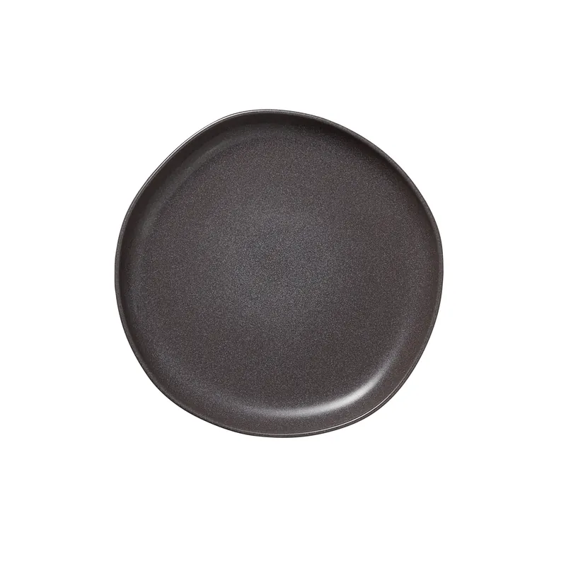 Beste Prijs Bordenset ROCKZZERO, plat, Ø 22 cm, steengrijs, Set van 6 stuks, Steengoed