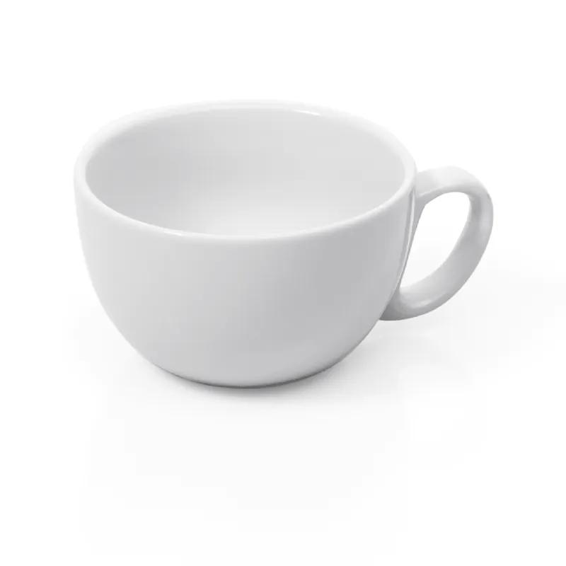 Goedkoop Caffè Latte Set ITALIA WHITE, 350 ml, Set van 6 stuks, porselein