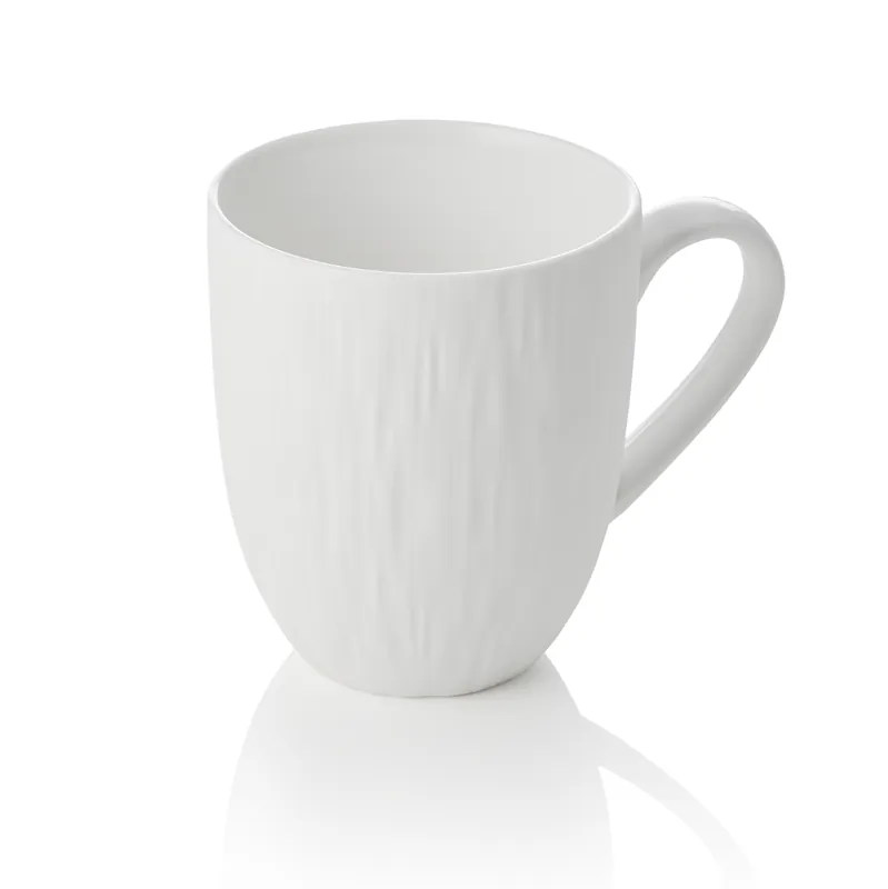 Bekerset MAYA SHIRO, Ø 8,5 cm, 330 ml, wit, Set van 4 stuks, porselein Voordeelprijs