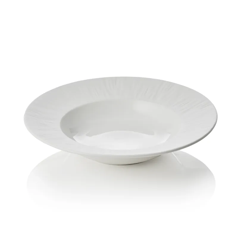 Soepbordenset MAYA SHIRO, Ø 23,5 cm, wit, set van 3 stuks, porselein Beperkte Voorraad
