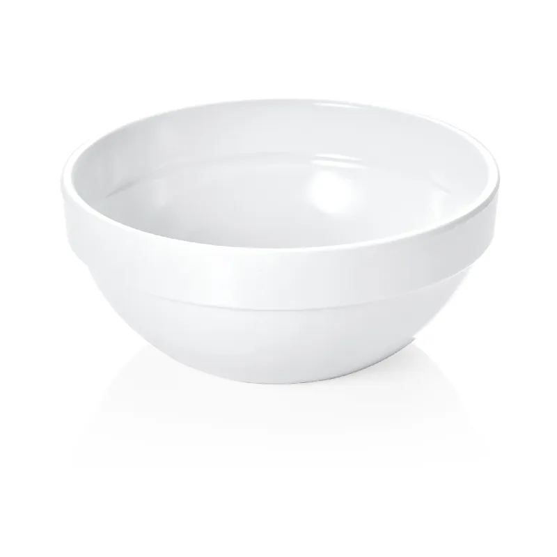 Beperkte Voorraad Schaalenset, 0,24 l, Ø 10 cm, wit, Set van 6 stuks, Melamine