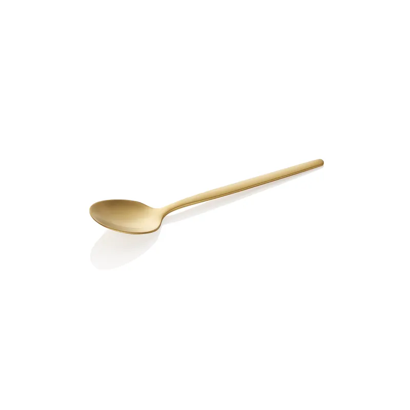 Shop Nu Koffielepels Set ALEX GOLD, met goud, matte PVD-coating, 13,5 cm, Set van 12 stuks, roestvrij staal 18/10