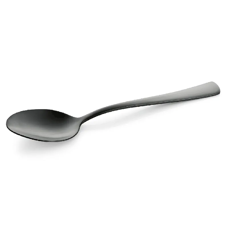Aanbieding Menulepelset Hamburg Fresh, 19,5 cm, zwart, matte PVD-coating, set van 12 stuks, chroom-nikkelstaal 18/10