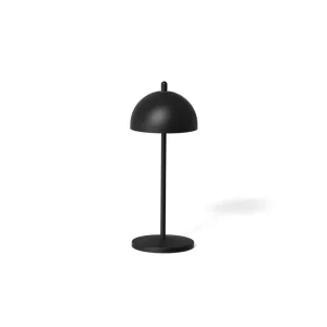 Betaalbaar LED tafellamp YUYU ALICE, hoogte 19,8 cm, Ø 8 cm, zwart mat