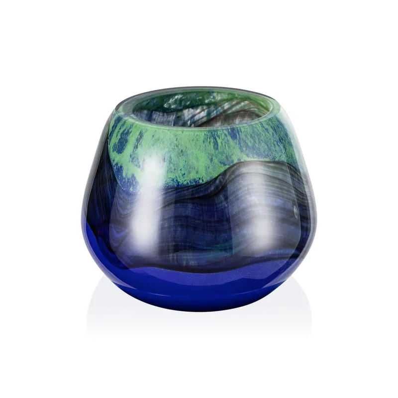 Koopje Fusion Lagoon YUYU, Ø 11 cm, hoogte 9 cm, glas