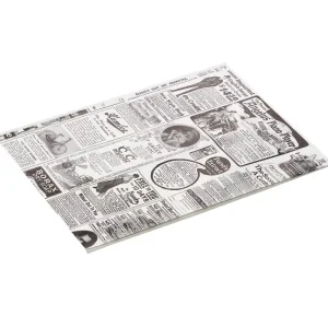 Gecertificeerd Hamburgerpapier Times White Set WRAP & GO, 25 x 20 cm, Set van 1000 stuks, vetpapier