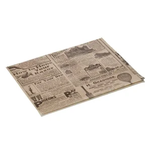 Gecertificeerd Hamburgerpapier Times Brown Set WRAP & GO, 25 x 20 cm, Set van 1000 stuks, vetpapier