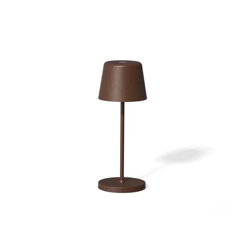Voordeelprijs LED tafellamp YUYU ALEX, hoogte 20,8 cm, Ø 7,6 cm, corten mat