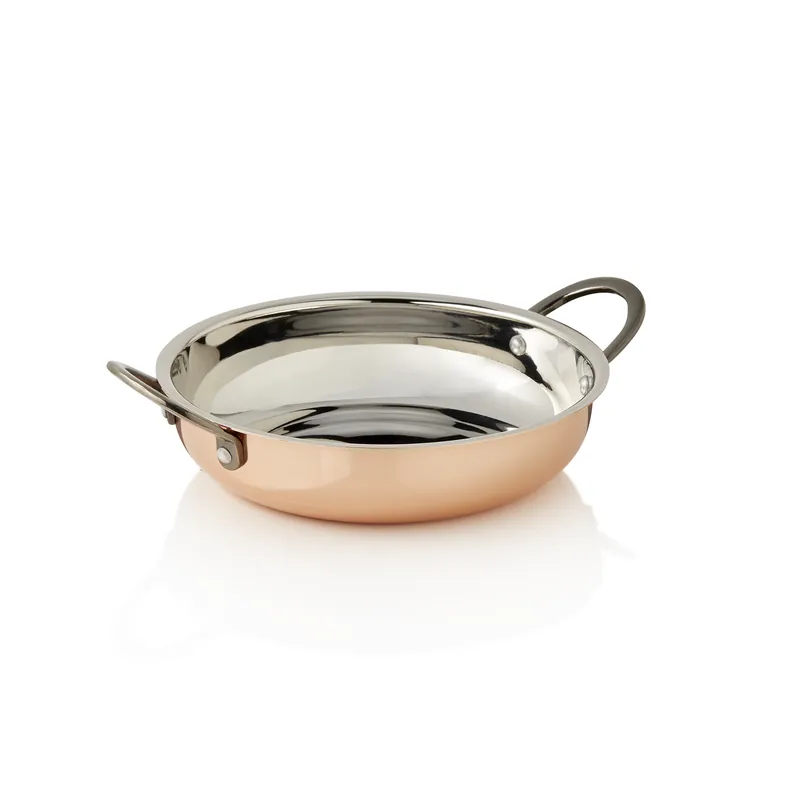 Weekendaanbieding Serveerpan STEEL & STYLE RUBY, Ø 18 cm, 750 ml, koper, messing, chroom-nikkelstaal