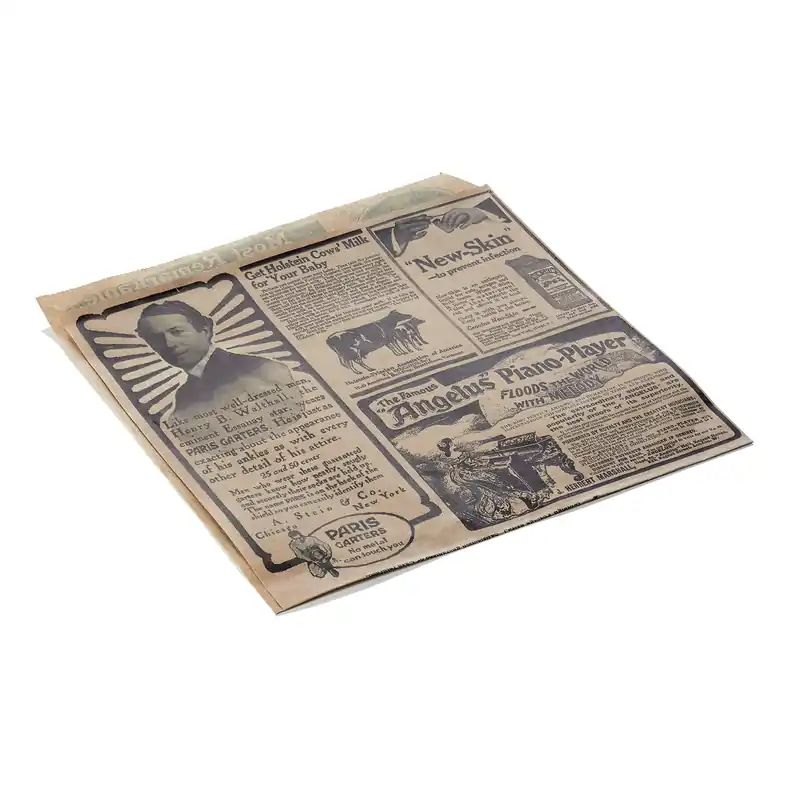Afhaalzak Times Brown Set WRAP & GO, 13 x 14 cm, Set van 1000 stuks, aan twee kanten geopend, vetpapier Seizoensaanbieding