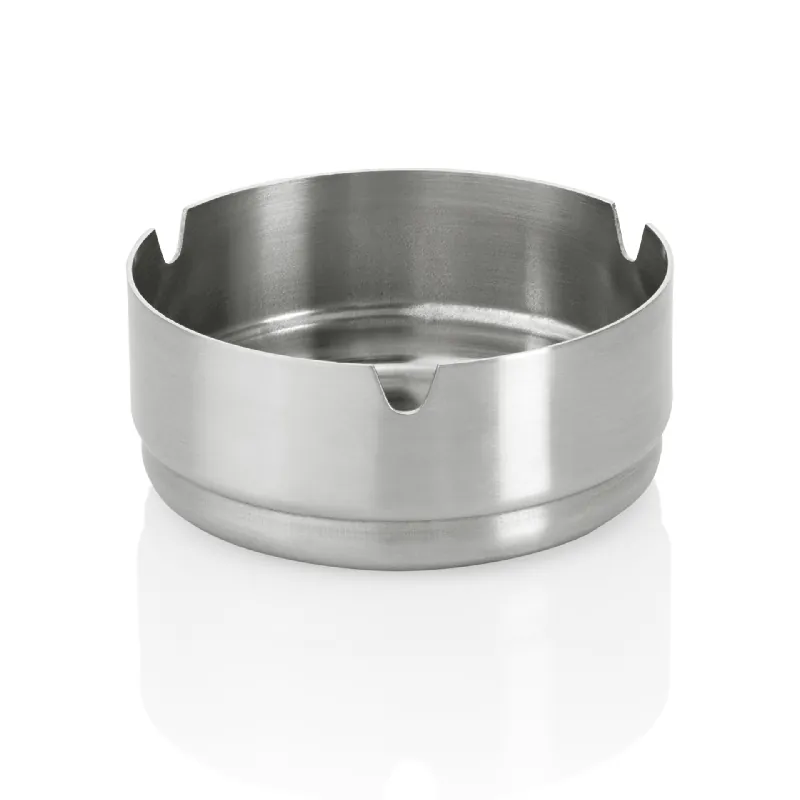Asbak, Ø 12 cm, chroom-nikkelstaal Korting