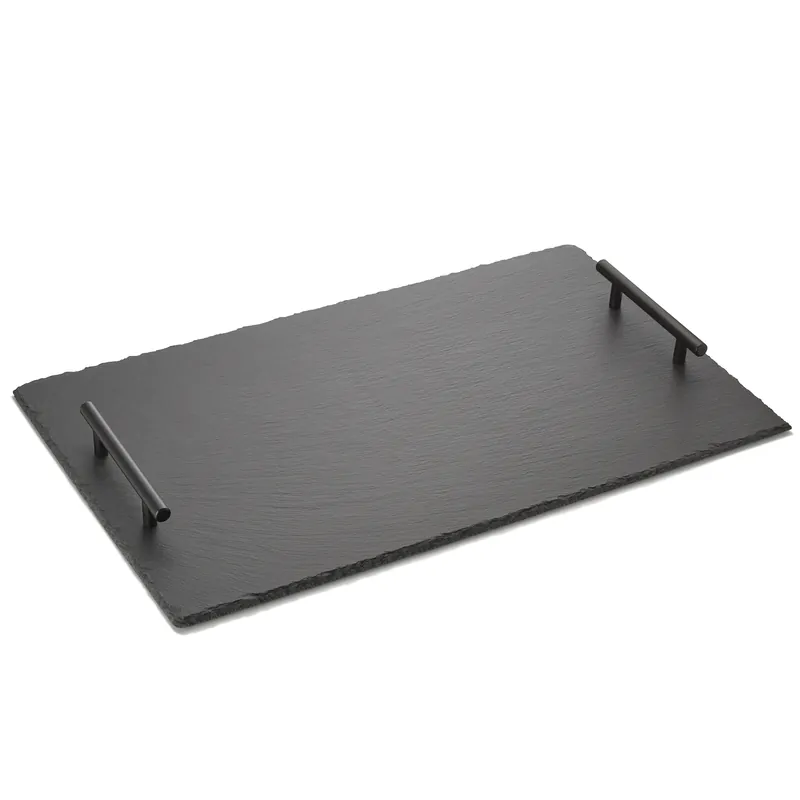 Veilige Betaling GN natuurlijke leisteenplaat met handgrepen 1/1 SLATE LINE, natuurlijke leisteen