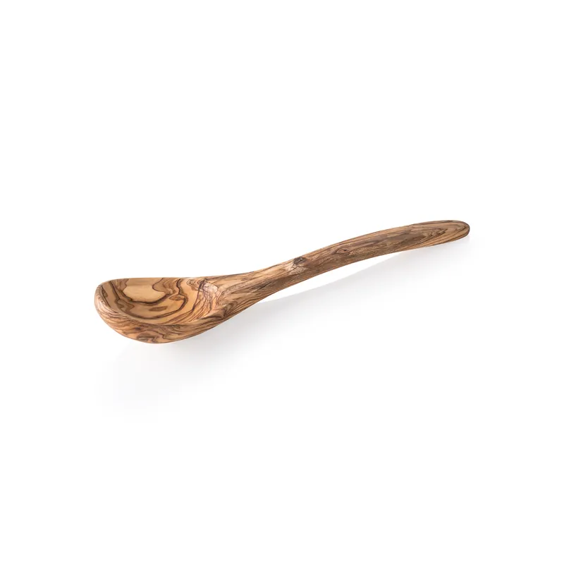Aanbieding Lepel puur olijfhout, 32 cm