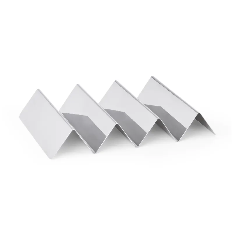 Snackpresenter met 3 schappen, 28 x 17 x 4,5 cm, chroom-nikkelstaal Weekendaanbieding